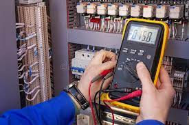 Meter testing electrical equipment